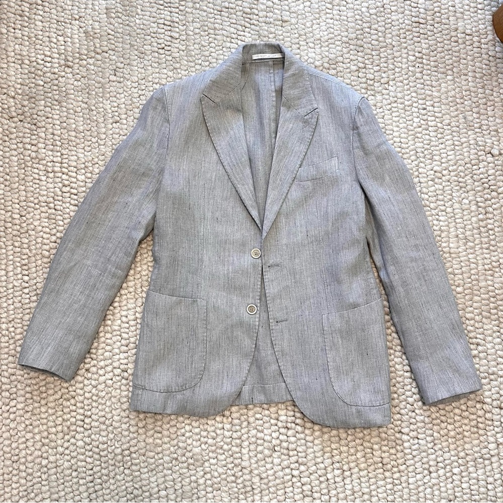 Eleventy Men’s Gray Linen Blazer